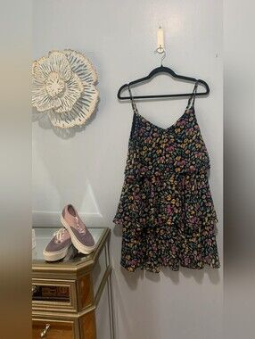 Staccato Multicolor Floral V-Neck Dress